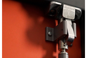 Exidor 294a fixture on powder coated fire door