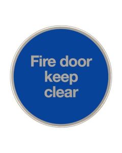 Fire Door Keep Clear Sign